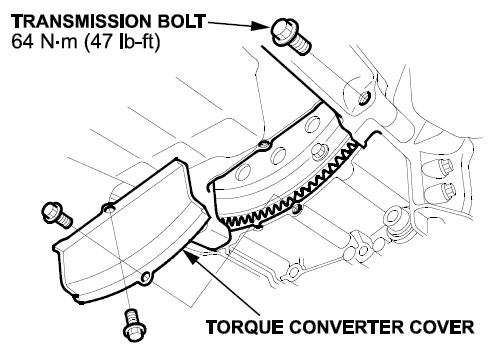 torque converter cover