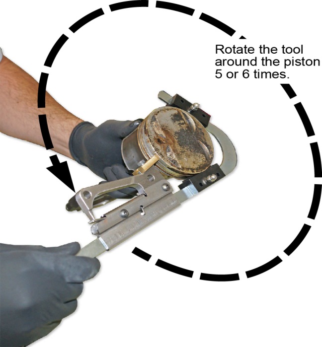 piston ring groove cleaner tool